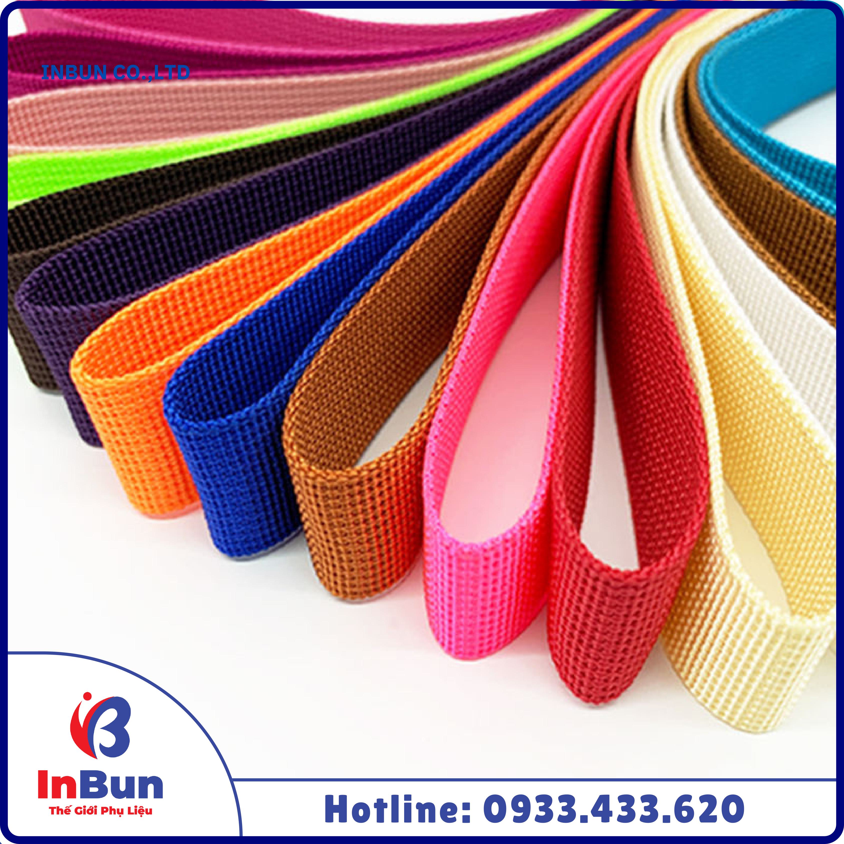 COLORED WOVEN TAPE – 2.5CM FINE PIT WEBBING (IMITATION NYLON)